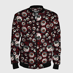 Мужской бомбер Глаза монстры