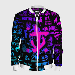 Мужской бомбер Fortnite x doom neon logo