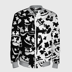 Бомбер мужской Doom x Marshmello pattern, цвет: 3D-меланж
