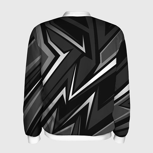 Мужской бомбер Subaru - черный и белый / 3D-Белый – фото 2