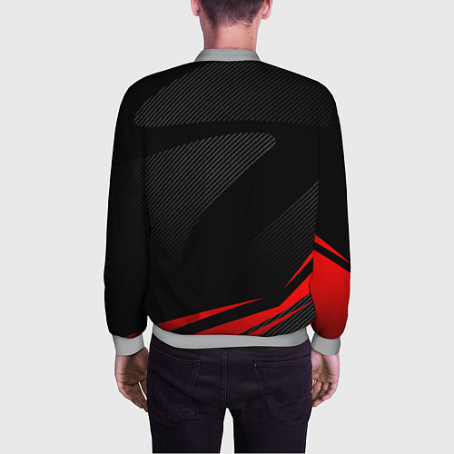 Мужской бомбер Umbrella - спорт / 3D-Меланж – фото 4