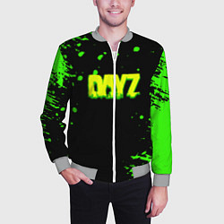 Бомбер мужской Dayz кислотное краски логотип, цвет: 3D-меланж — фото 2