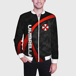 Бомбер мужской Umbrella - камуфляж, цвет: 3D-белый — фото 2