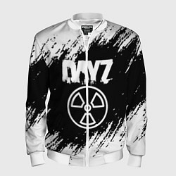 Мужской бомбер Dayz белые краски лого