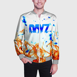 Бомбер мужской Dayz огненное пламя, цвет: 3D-меланж — фото 2