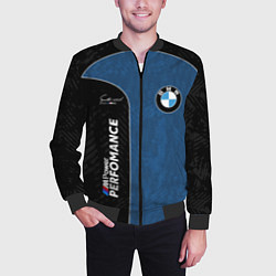 Бомбер мужской BMW Performance Power, цвет: 3D-черный — фото 2
