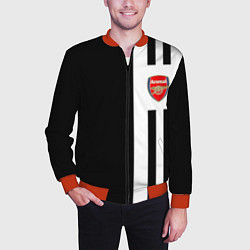Бомбер мужской Arsenal спорт линии, цвет: 3D-красный — фото 2