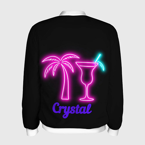 Мужской бомбер Crystal nightwear / 3D-Белый – фото 2