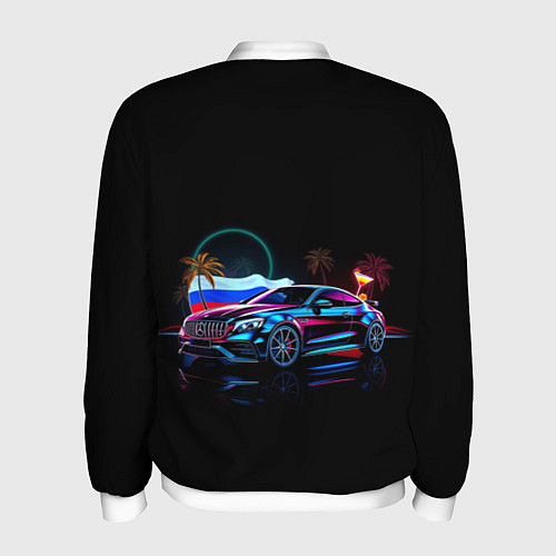 Мужской бомбер Mercedes amg / 3D-Белый – фото 2