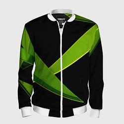 Мужской бомбер Geometric neon