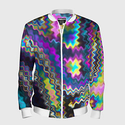 Мужской бомбер Абстракция переливы