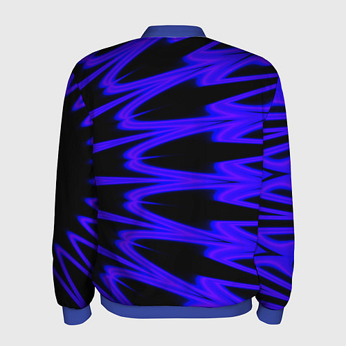 Мужской бомбер Color neon blue / 3D-Синий – фото 2