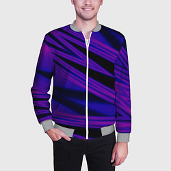 Бомбер мужской Color multi-colored neon, цвет: 3D-меланж — фото 2