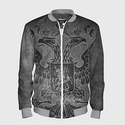 Бомбер мужской Герб России, цвет: 3D-меланж