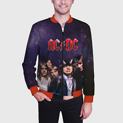 Бомбер мужской AC/DC, цвет: 3D-красный — фото 2