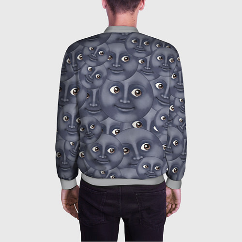 Мужской бомбер Эмодзи / 3D-Меланж – фото 4