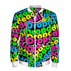 Бомбер мужской Drop Dead: Acid Pattern, цвет: 3D-белый