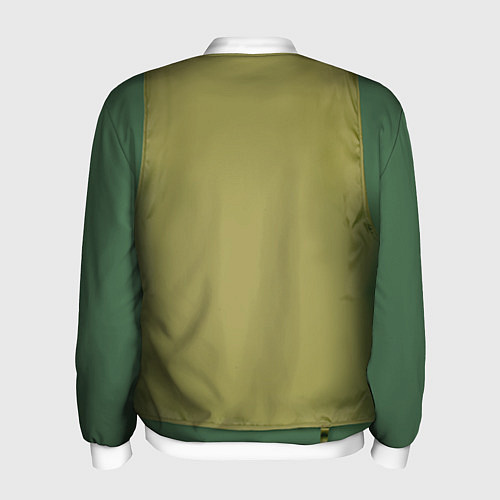 Мужской бомбер Жилетка рыбака / 3D-Белый – фото 2