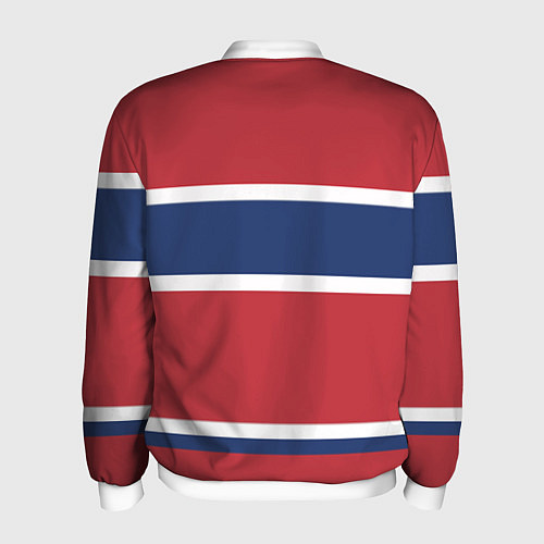 Мужской бомбер Montreal Canadiens / 3D-Белый – фото 2