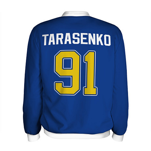 Мужской бомбер St Louis Blues: Tarasenko 91 / 3D-Белый – фото 2