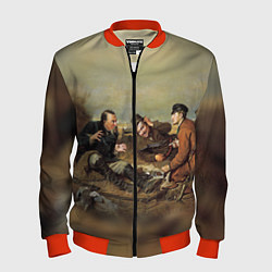 Мужской бомбер Русские охотники