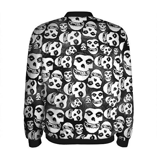 Мужской бомбер Misfits Pattern / 3D-Черный – фото 2