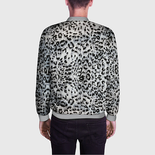 Мужской бомбер White Jaguar / 3D-Меланж – фото 4