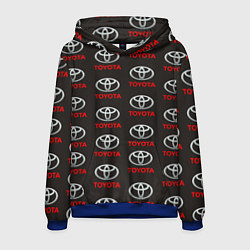 Толстовка-худи мужская Toyota, цвет: 3D-синий