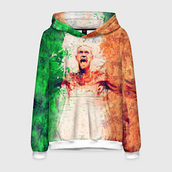 Толстовка-худи мужская Conor McGregor: Ireland, цвет: 3D-белый