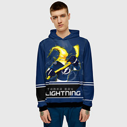 Толстовка-худи мужская Bay Lightning, цвет: 3D-черный — фото 2