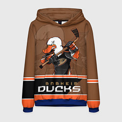 Толстовка-худи мужская Anaheim Ducks, цвет: 3D-синий