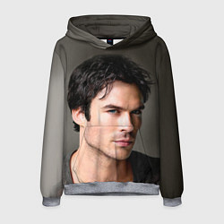 Толстовка-худи мужская Ian Somerhalder, цвет: 3D-меланж