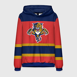 Толстовка-худи мужская Florida Panthers, цвет: 3D-синий