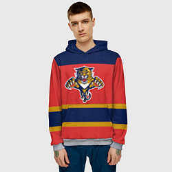 Толстовка-худи мужская Florida Panthers, цвет: 3D-меланж — фото 2