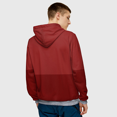 Мужская толстовка Маркс: Ill Be Back / 3D-Меланж – фото 4