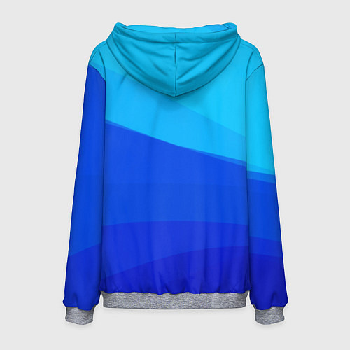 Мужская толстовка Bugatti hypercar / 3D-Меланж – фото 2