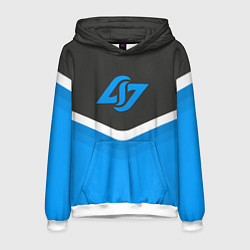 Толстовка-худи мужская CLG Uniform, цвет: 3D-белый