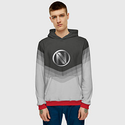 Толстовка-худи мужская EnVyUs Uniform, цвет: 3D-красный — фото 2