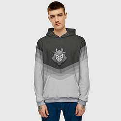 Толстовка-худи мужская G2 Esports Uniform, цвет: 3D-меланж — фото 2
