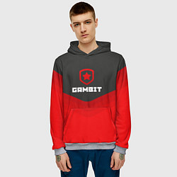 Толстовка-худи мужская Gambit Gaming Uniform, цвет: 3D-меланж — фото 2