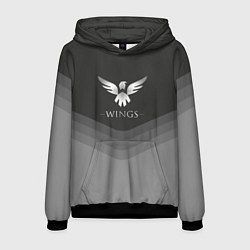 Толстовка-худи мужская Wings Uniform, цвет: 3D-черный