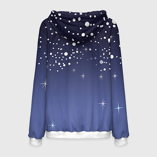 Мужская толстовка Sans & Papyrus / 3D-Белый – фото 2