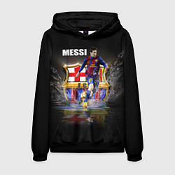 Толстовка-худи мужская Messi FCB цвета 3D-черный — фото 1