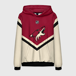 Толстовка-худи мужская NHL: Arizona Coyotes, цвет: 3D-черный