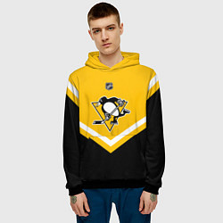 Толстовка-худи мужская NHL: Pittsburgh Penguins цвета 3D-черный — фото 2