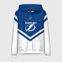 Толстовка-худи мужская NHL: Tampa Bay Lightning цвета 3D-белый — фото 1
