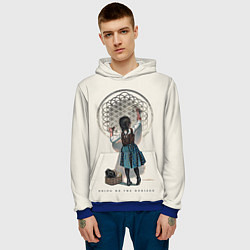 Толстовка-худи мужская Bring Me The Horizon, цвет: 3D-синий — фото 2