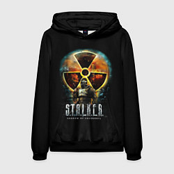 Толстовка-худи мужская STALKER: Shadow of Chernobyl, цвет: 3D-черный