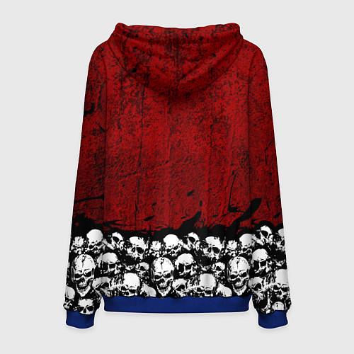 Мужская толстовка Slayer Red / 3D-Синий – фото 2