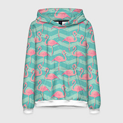 Мужская толстовка Flamingo Pattern